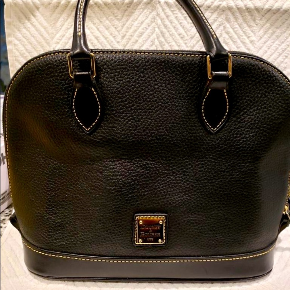 Dooney and Bourke Leather Domed Satchel